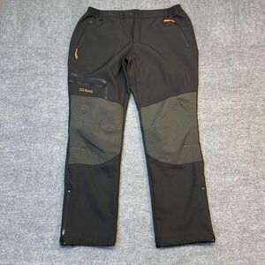 Postropaky Men's Outdoor Hiking Pants 34x29 Fleece Lined Softshell EX-Stretch